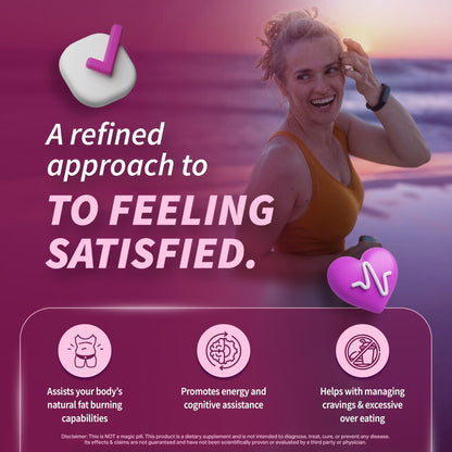 Her Appetite Suppression - Supports Related Metabolic Pathways, Promotes Weight for Women, Helps Control Appetite/Cravings & Promotes Energy - Maple Wellness Supplements
