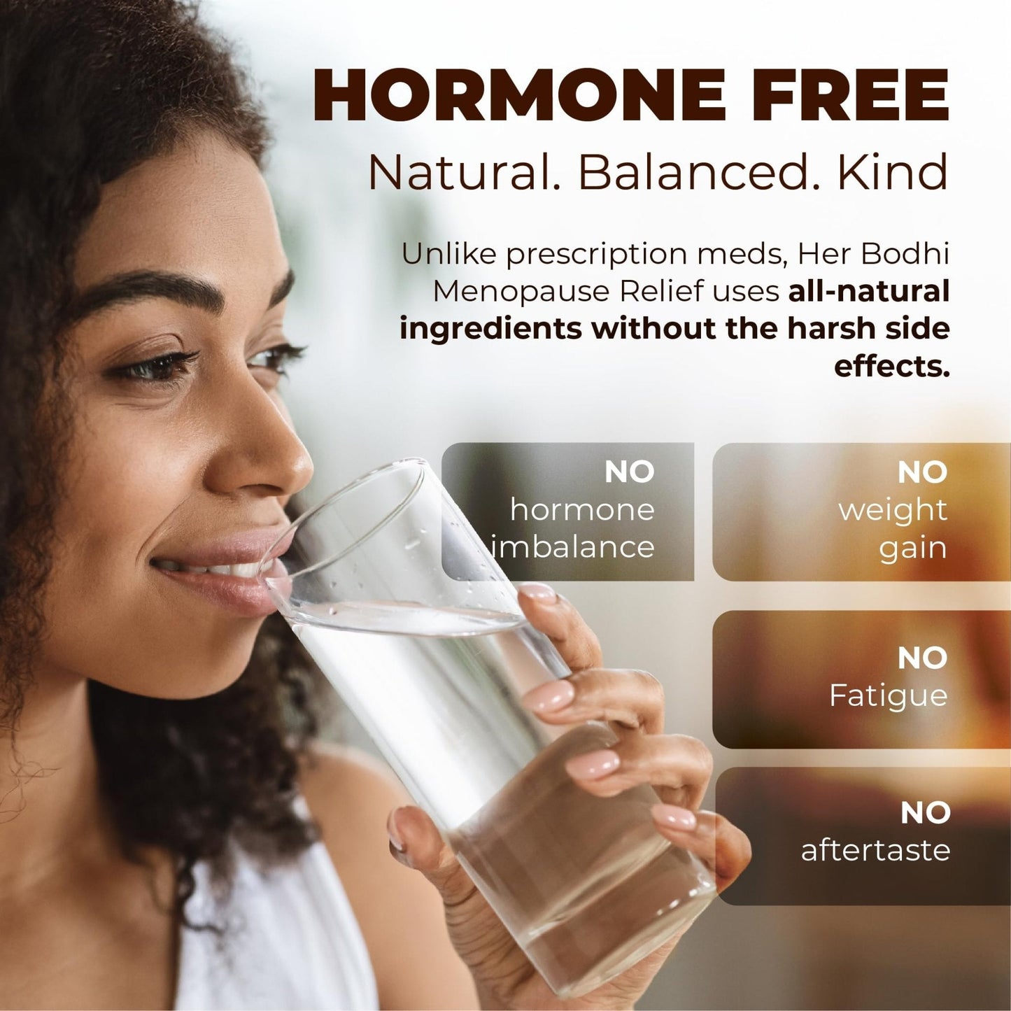 Her Bodhi Meno- Menopause Hormonal Balance for Women, Estrogen Soy Isoflavones Menopause Supplement for Women | with Ashwagandha & Black Cohosh | Hot Flashes Menopause Relief (60 Capsules) - Maple Wellness Supplements
