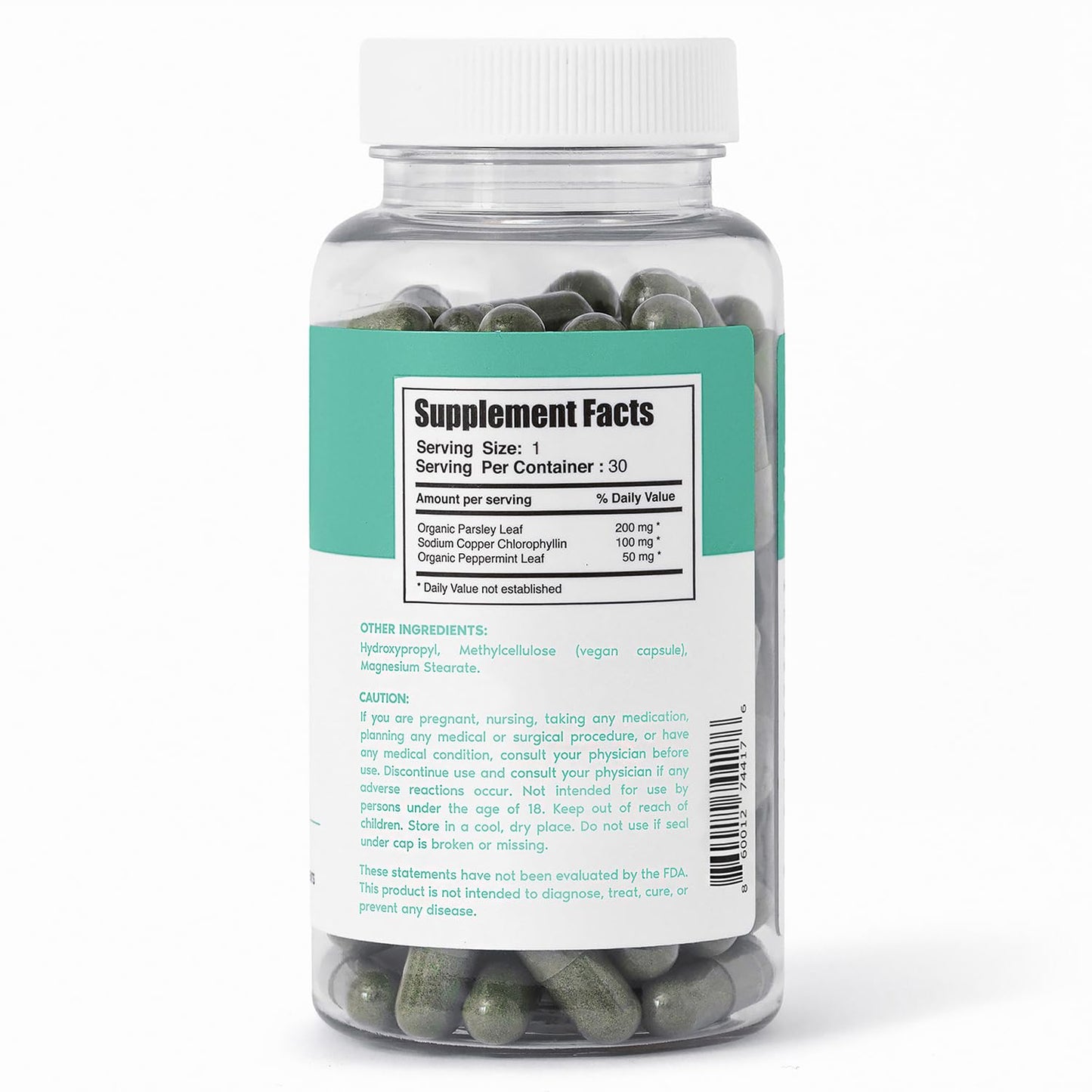 Her Fantasy Box | Body Magic | Chlorophyll Capsules - 30 Vegan Capsules for Detox, Digestion, Gut Health, Skin Support - Maple Wellness Supplements