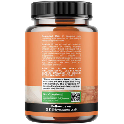 Herbal Thyroid Support Complex - Potent Kelp Iodine Supplement with L Tyrosine, Bladderwrack, Selenium & Pure Ashwagandha for Hormone Balance - Maple Wellness Supplements