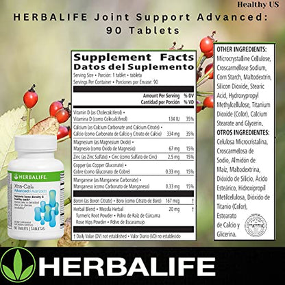 Herbalife Xtra-Cal Advanced: Tablets with Vitamin D and Minerals, Rich in Calcium - Maple Wellness Supplements