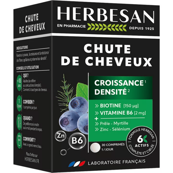 Herbesan Hair Loss Growth & Density 30 tablets - Maple Wellness Supplements