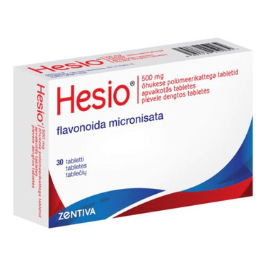 HESIO 120 TABS 500MG TREATMENT OF HEMORRHOID & VARICOSE VEINS - Maple Wellness Supplements