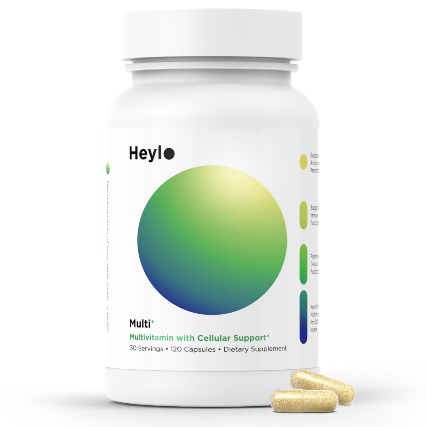 Heylo Multi+ Advanced Multivitamin Supplement – Boosts Energy, Enhances Immune Support, Provides Antioxidant Protection, Promotes Detoxification - Maple Wellness Supplements