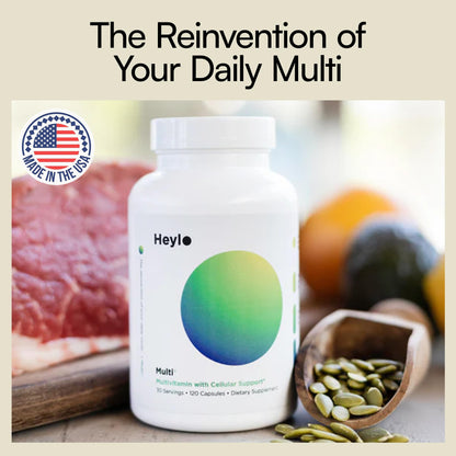 Heylo Multi+ Advanced Multivitamin Supplement – Boosts Energy, Enhances Immune Support, Provides Antioxidant Protection, Promotes Detoxification - Maple Wellness Supplements