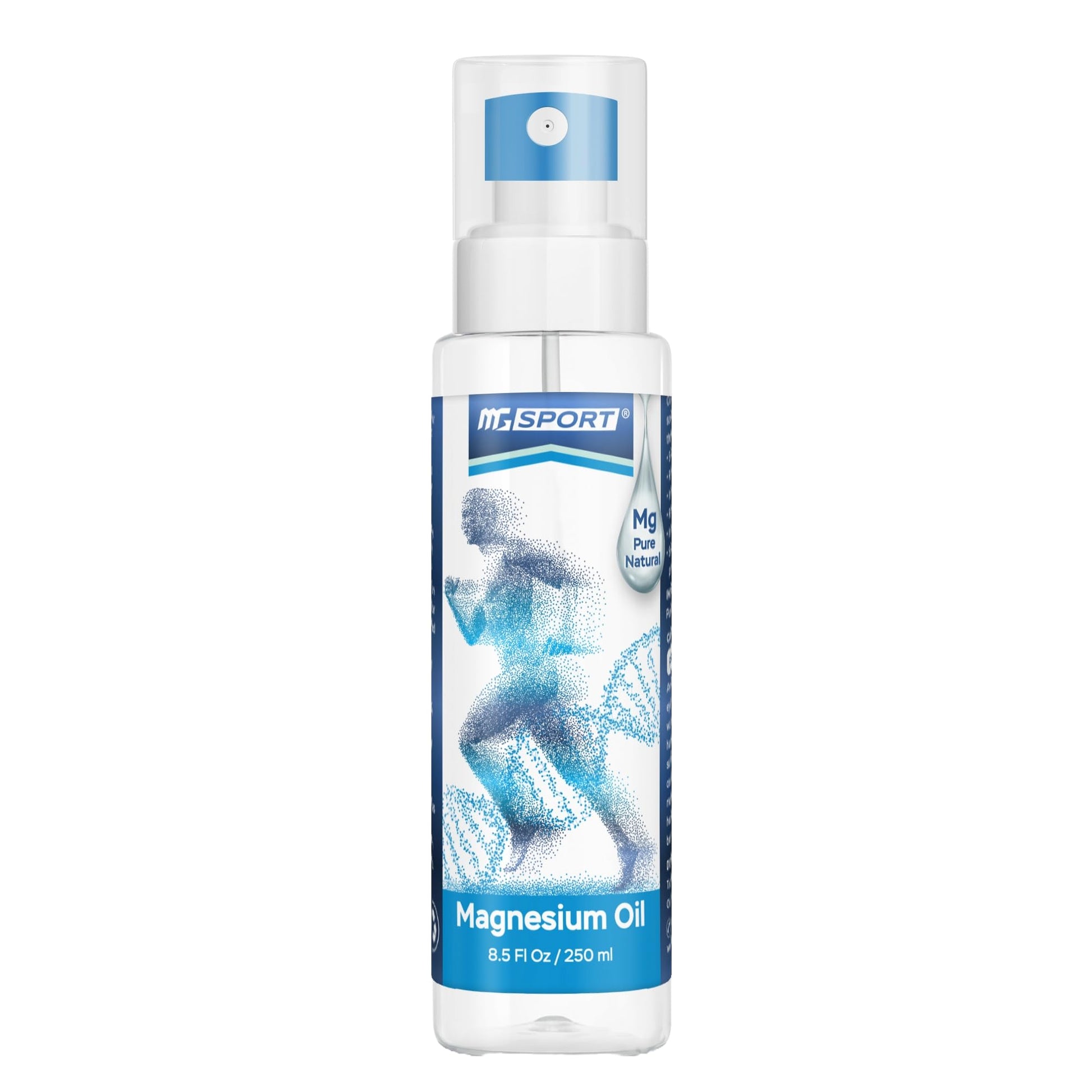 High Absorption Pure Magnesium Oil Spray – 250 ml – 100% Pure Magnesium Chloride - Maple Wellness Supplements