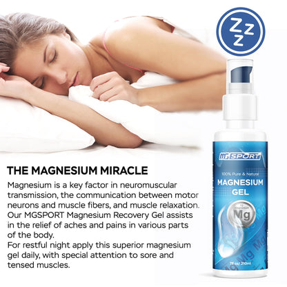High Absorption Zinc and Magnesium Bundle for Muscle Recovery - Zinc Supplement and Transdermal Magnesium Gel for Leg Cramps - Maple Wellness Supplements