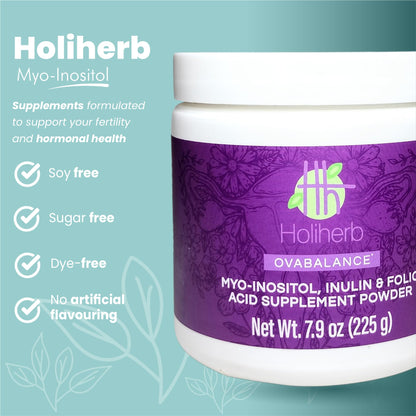 Holiherb 4g Myo Inositol + Folic Acid - Maple Wellness Supplements