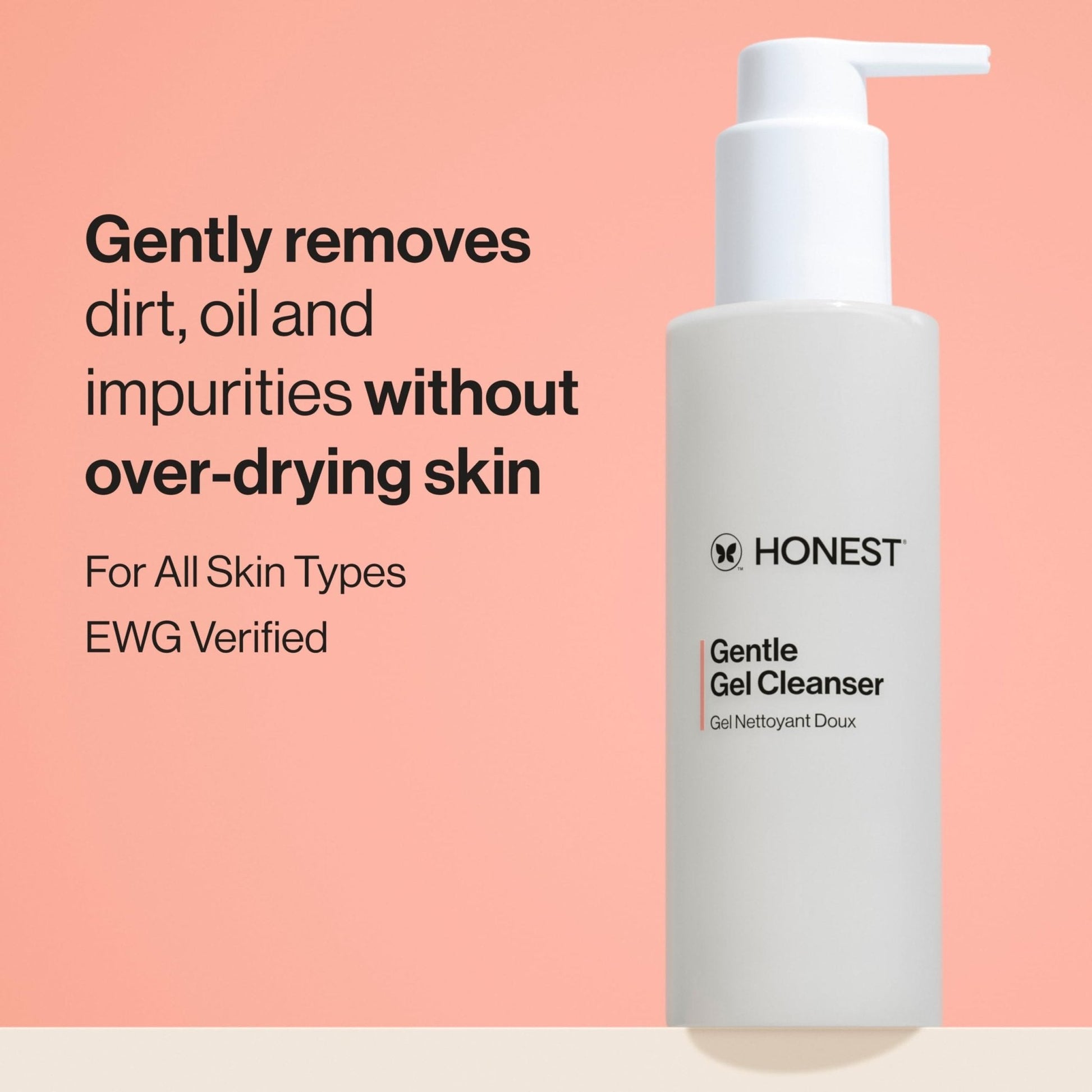 Honest Beauty Gentle Gel Daily Face Cleanser, Calms, Refreshes, Hydrates, Vegan Safe for Sensitive Skin, 5 fl oz - Maple Wellness Supplements