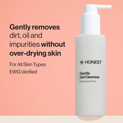 Honest Beauty Gentle Gel Daily Face Cleanser, Calms, Refreshes, Hydrates, Vegan Safe for Sensitive Skin, 5 fl oz - Maple Wellness Supplements