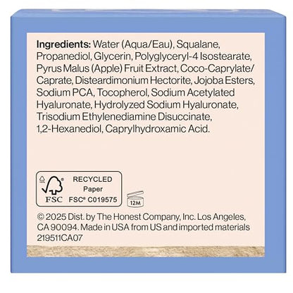 Honest Beauty Hydrogel Cream with Hyaluronic Acid, Lightweight Moisturizing Water, Gentle for Sensitive Skin - Maple Wellness Supplements