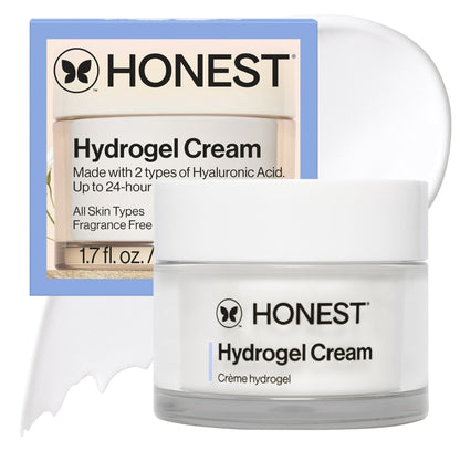 Honest Beauty Hydrogel Cream with Hyaluronic Acid, Lightweight Moisturizing Water, Gentle for Sensitive Skin - Maple Wellness Supplements
