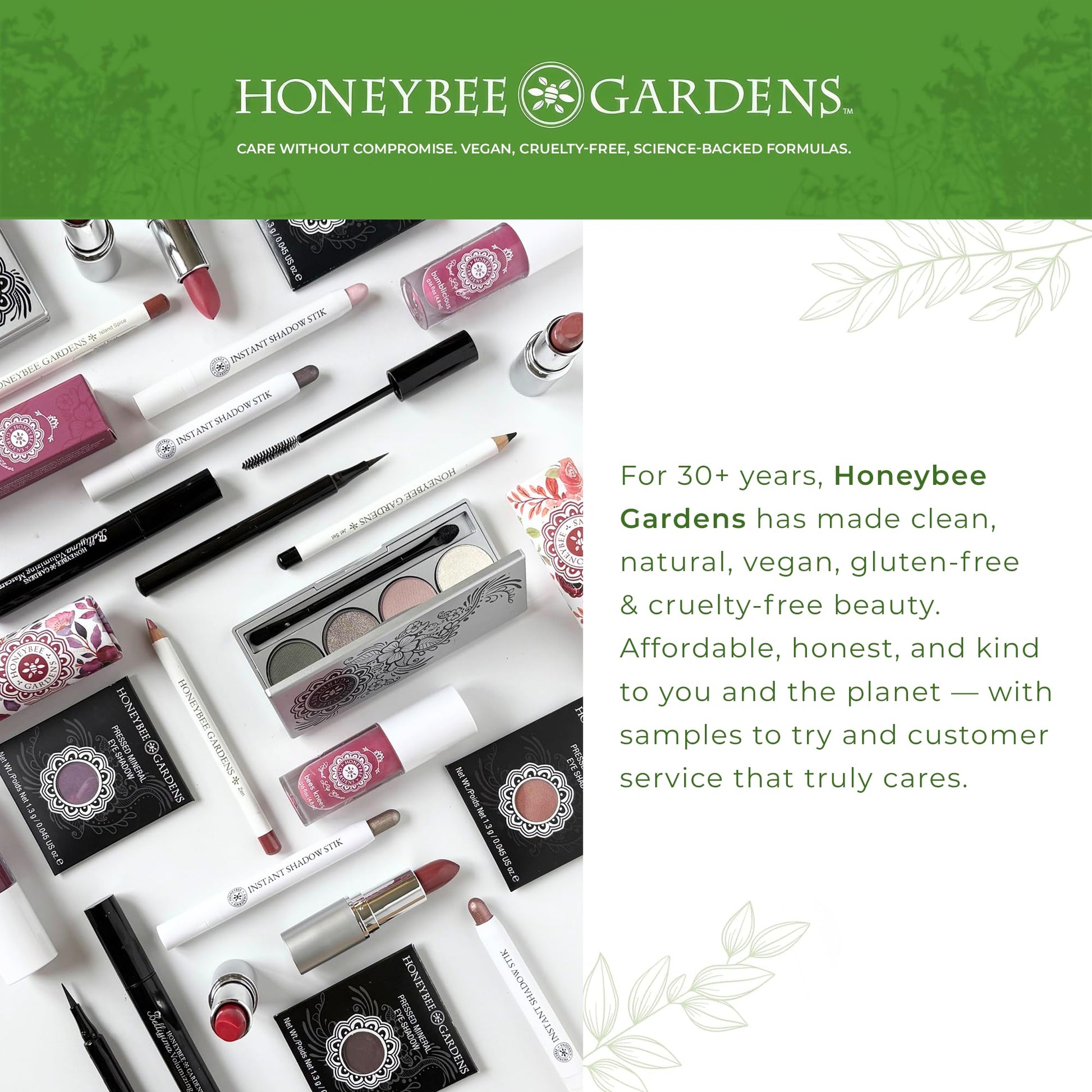 Honeybee Gardens Effortless Eye Liner Pencil, Jet Set Black, Smooth Long-Wearing, Rich Pigment, Vegan & Gluten-Free - Maple Wellness Supplements