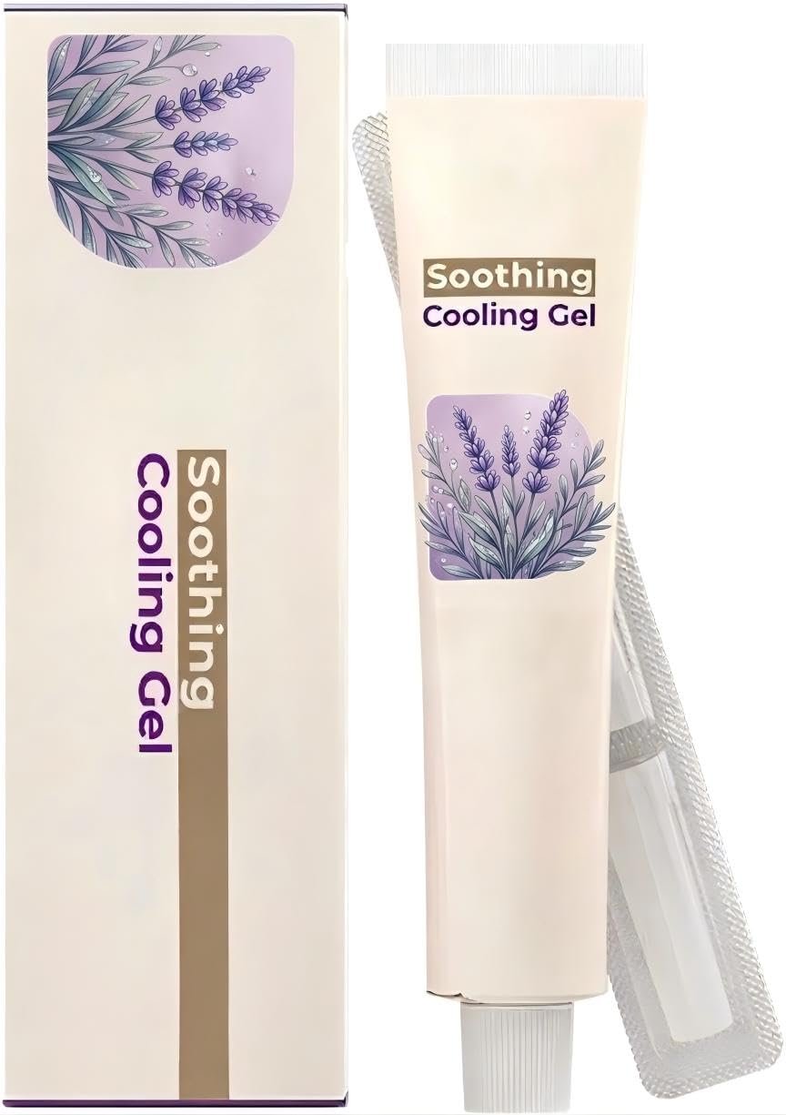 HongTu Soothing Cooling Gel for Anal Skin Care, Hemorrhoid Cream for Itching, Swelling, Burning and Discomfort Relief - 0.7Oz Tube (1pc) - Maple Wellness Supplements