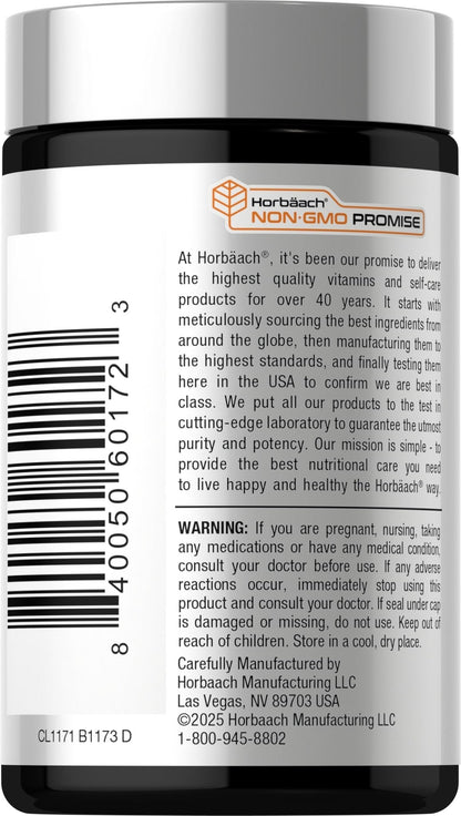 Horbäach B12 Vitamin 5000 mcg | 120 Fast Dissolve Tablets | Sublingual Methylcobalamin | Natural Berry Flavor | Vegan, Non-GMO - Maple Wellness Supplements