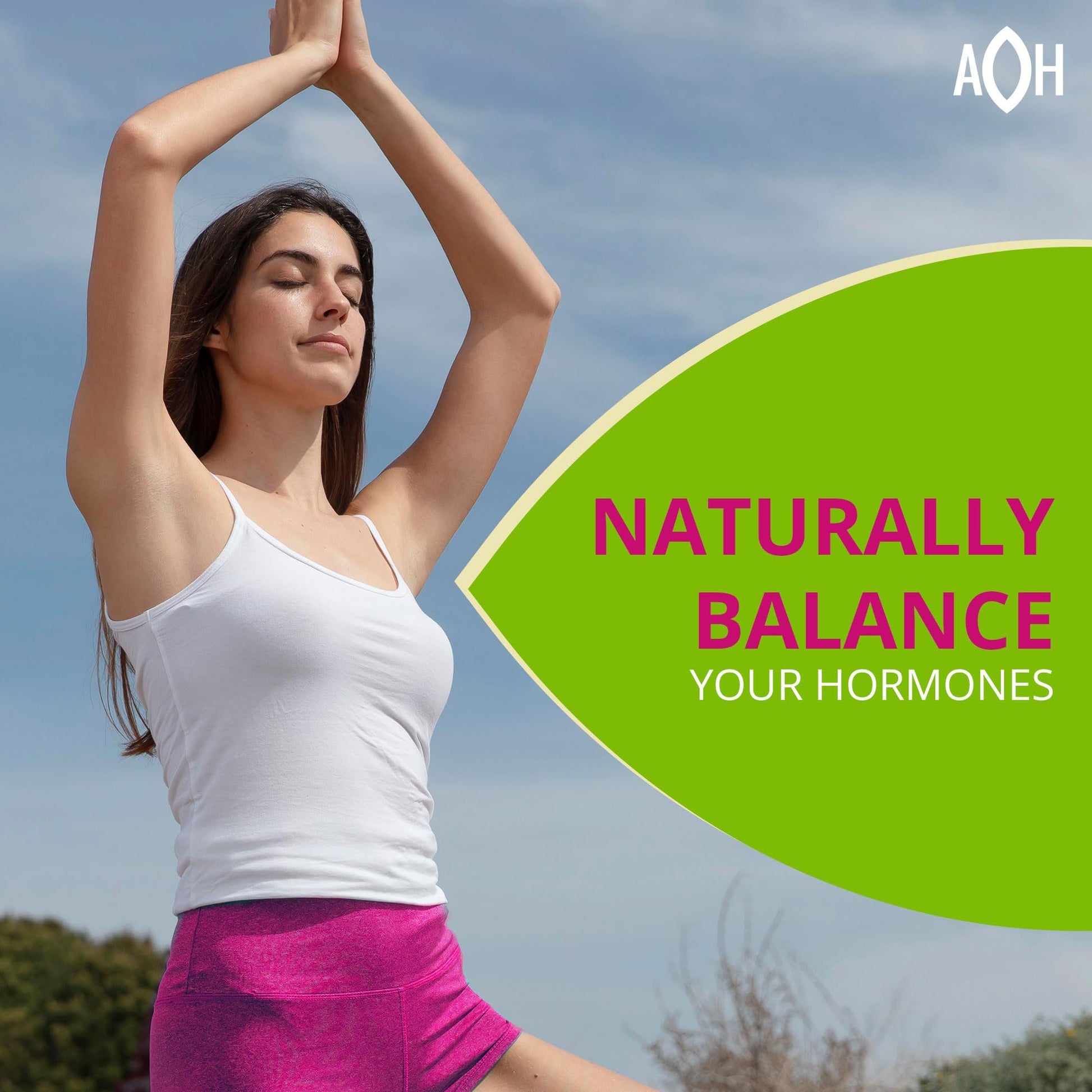 Hormone Balance for Women – Menopause & PMS Support Supplement – Adaptogens for Female Balance & Wellness – 90 Vegan Capsules - Maple Wellness Supplements