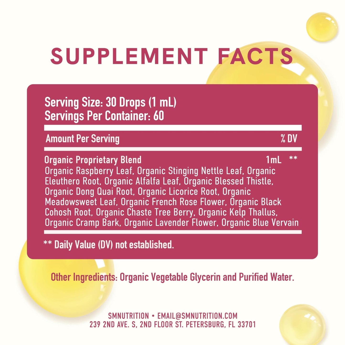 Hormone Balance Liquid Drops | with Black Cohosh, Stinging Nettle, Red Raspberry Leaf, Chasteberry & More | Menopause, Hot Flash, & PMS Relief Menstrual Herbal Support Tincture | Vegan Formula | 2oz - Maple Wellness Supplements