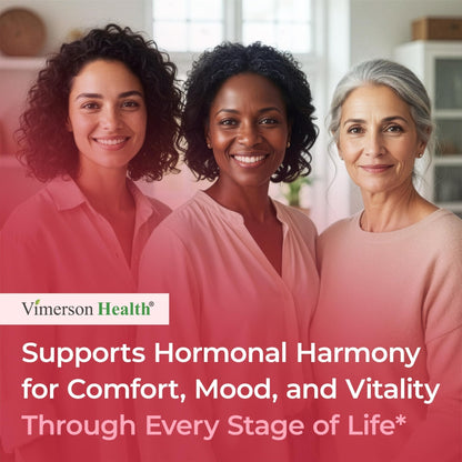 Hormone Harmony for Women with Black Cohosh, Dong Quai & Red Clover – Natural Hormone Balance for Women of All Ages – Supports PMS, Menopause & Mood – Women’s Hormone Balance Supplement – 60 Capsules - Maple Wellness Supplements
