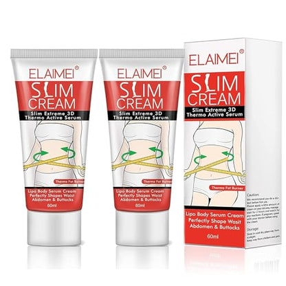 Hot Cream 2 Pack, Slimming Hot Cream for Belly Burns Fat, Slimming Cream Fat Burning - Maple Wellness Supplements