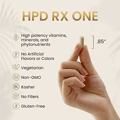 HPD Rx ONE Immunity Boost Multivitamin HPV Supplements for Women and Men, Pack of 6 - Maple Wellness Supplements