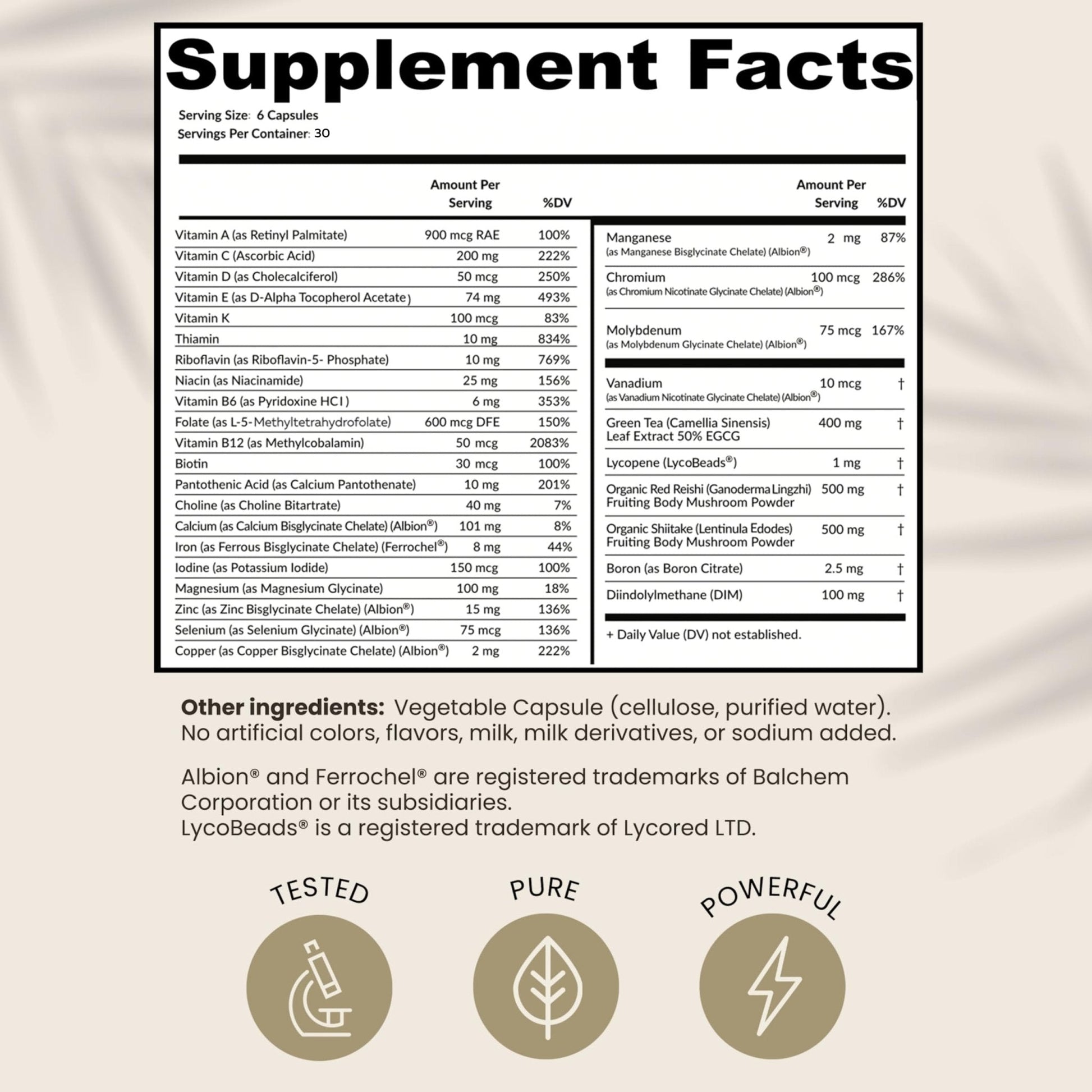 HPD Rx ONE Immunity Boost Multivitamin Supplements for Women and Men | Advanced Immunity Defense Support | Helps Immune Response | 1-Month Supply, 180 Capsules, Pack of 1 - Maple Wellness Supplements