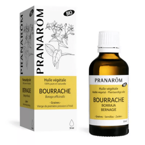 Huile végétale Bourrache BIO 50 ml PRANAROM - Maple Wellness Supplements