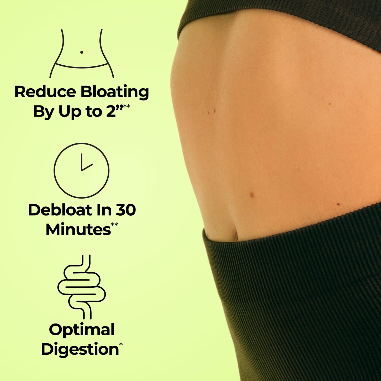 HUM Flatter Me Digestive Enzymes for Women & Men, Digestive Health Bloating Supplement with Ginger & Peppermint Leaf, Fast Acting Anti Bloat Pills Multi Enzyme for Debloating, Vegan, 60 Capsules - Maple Wellness Supplements