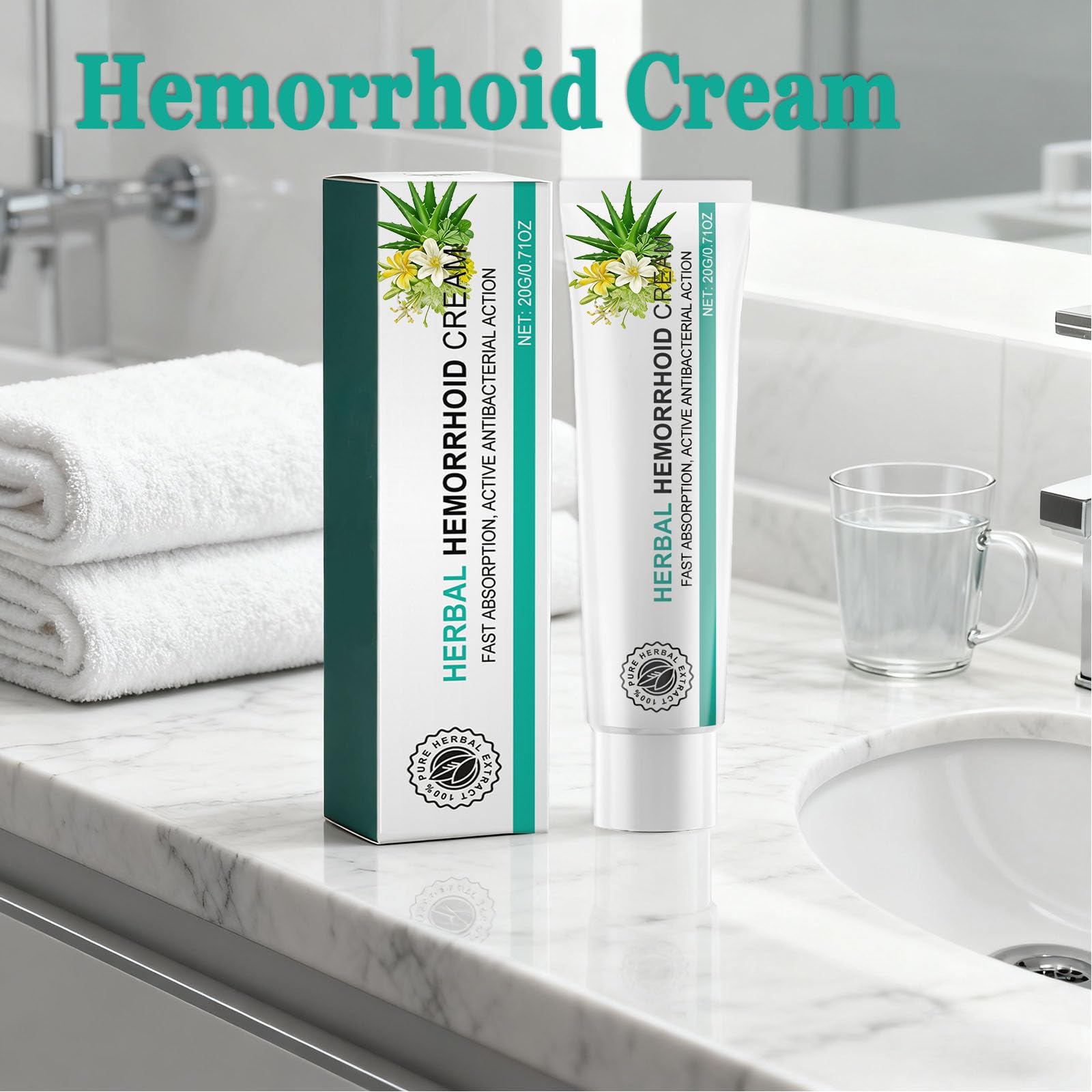 Hushblade Hemorrhoid Body Cream, Natural Herbal Hemorrhoid Cream, for Men and Women Moisturizing and Nourishing - Maple Wellness Supplements