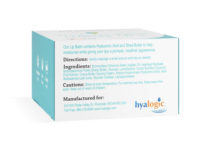 Hyalogic Episilk Hydrating Lip Balm w/Hyaluronic Acid | Dry Lips | Natural Moisturizing Lip Balm - Maple Wellness Supplements