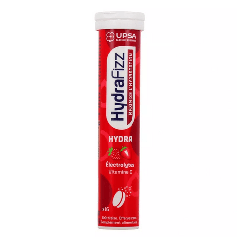 HydraFizz HYDRA strawberry flavor - 16 effervescent tablets - Maple Wellness Supplements