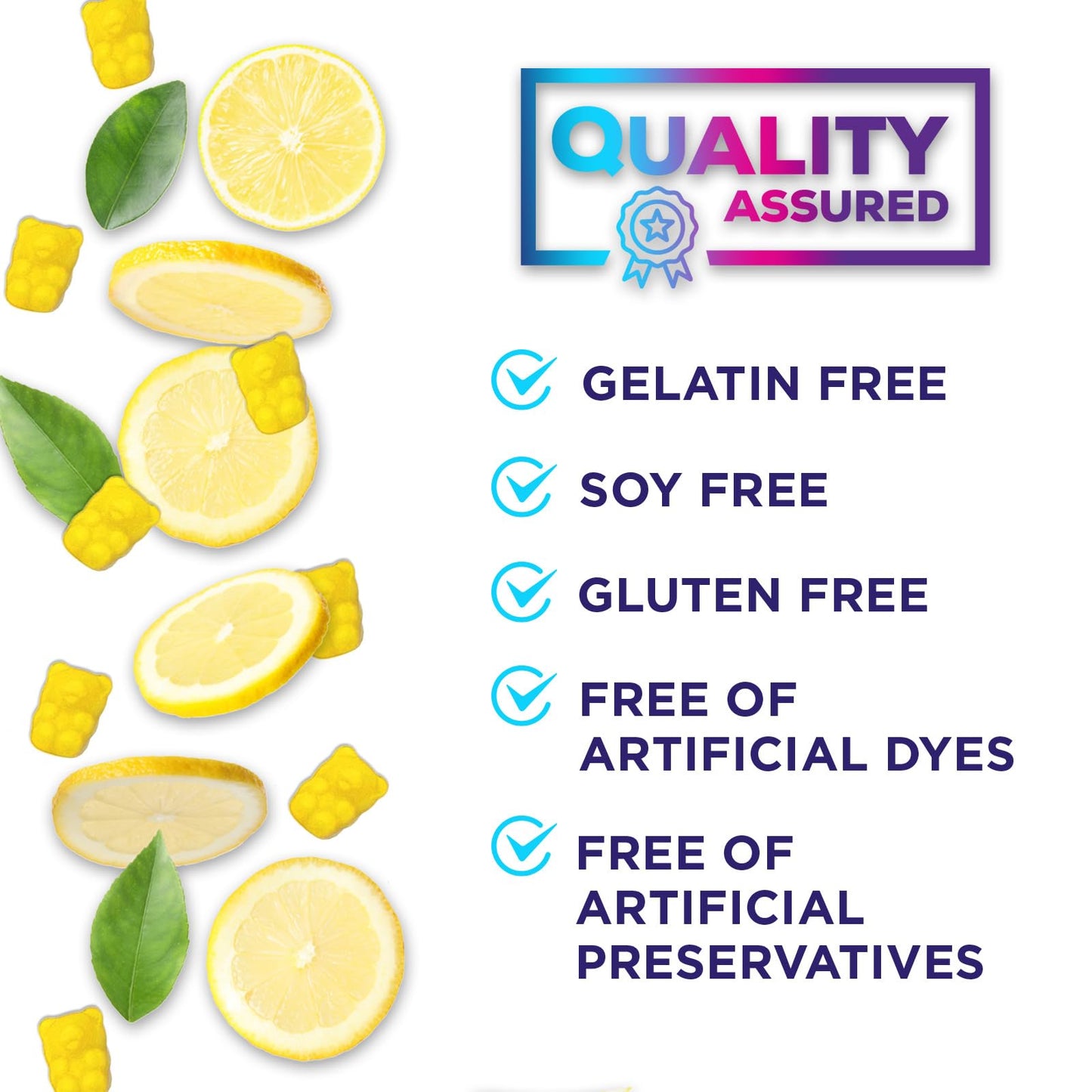 Hydration Electrolyte Gummies - Daily Liquid Replenisher Gummy - Electrolyte Multiplier with Minerals, Potassium & Real Salt - Vegan, Non-GMO - Tasty Lemon Flavor Hydration Electrolytes - Maple Wellness Supplements