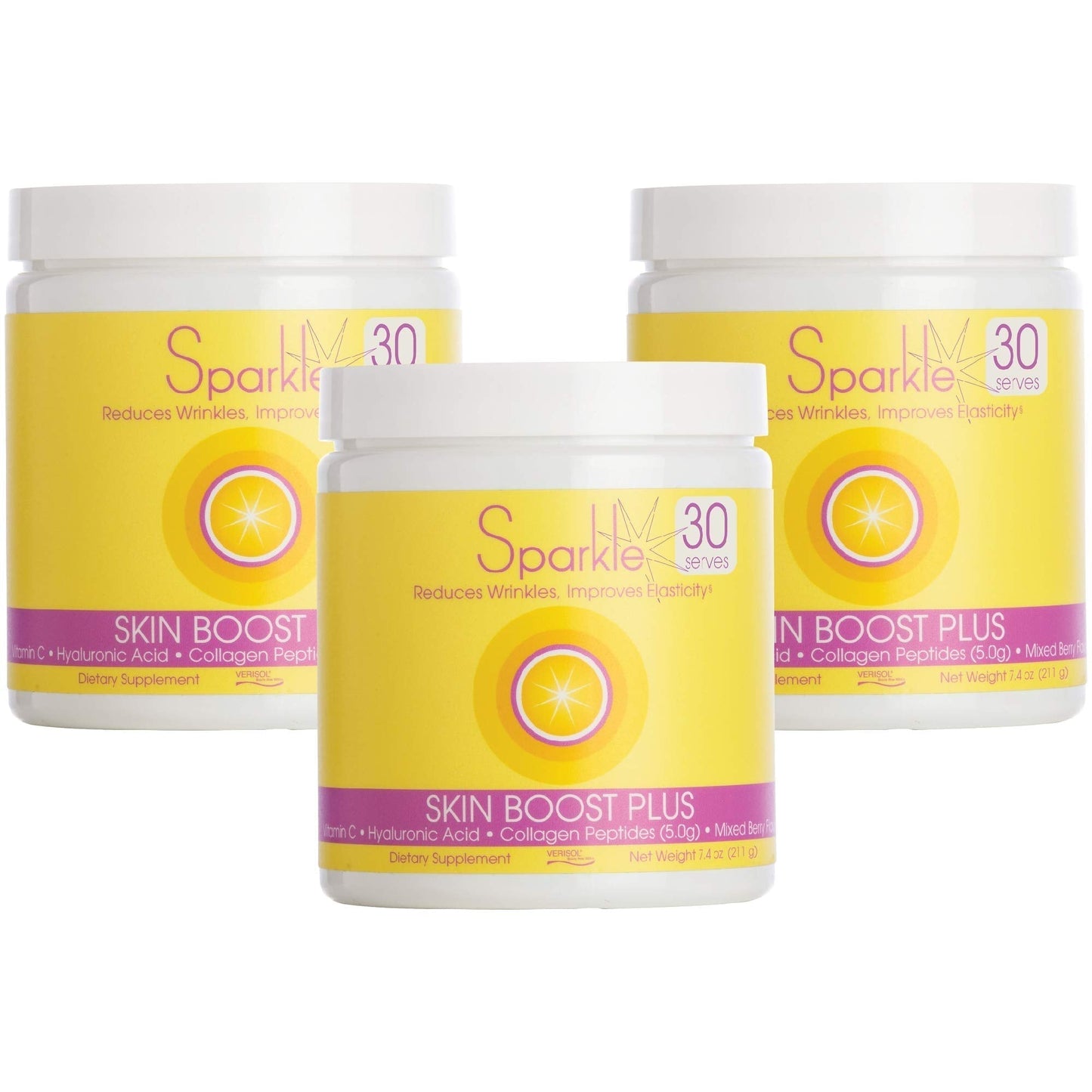 Hydrolyzed Collagen Powder - Sparkle Skin Boost Plus (Tropical Coconut Pineapple) - Maple Wellness Supplements