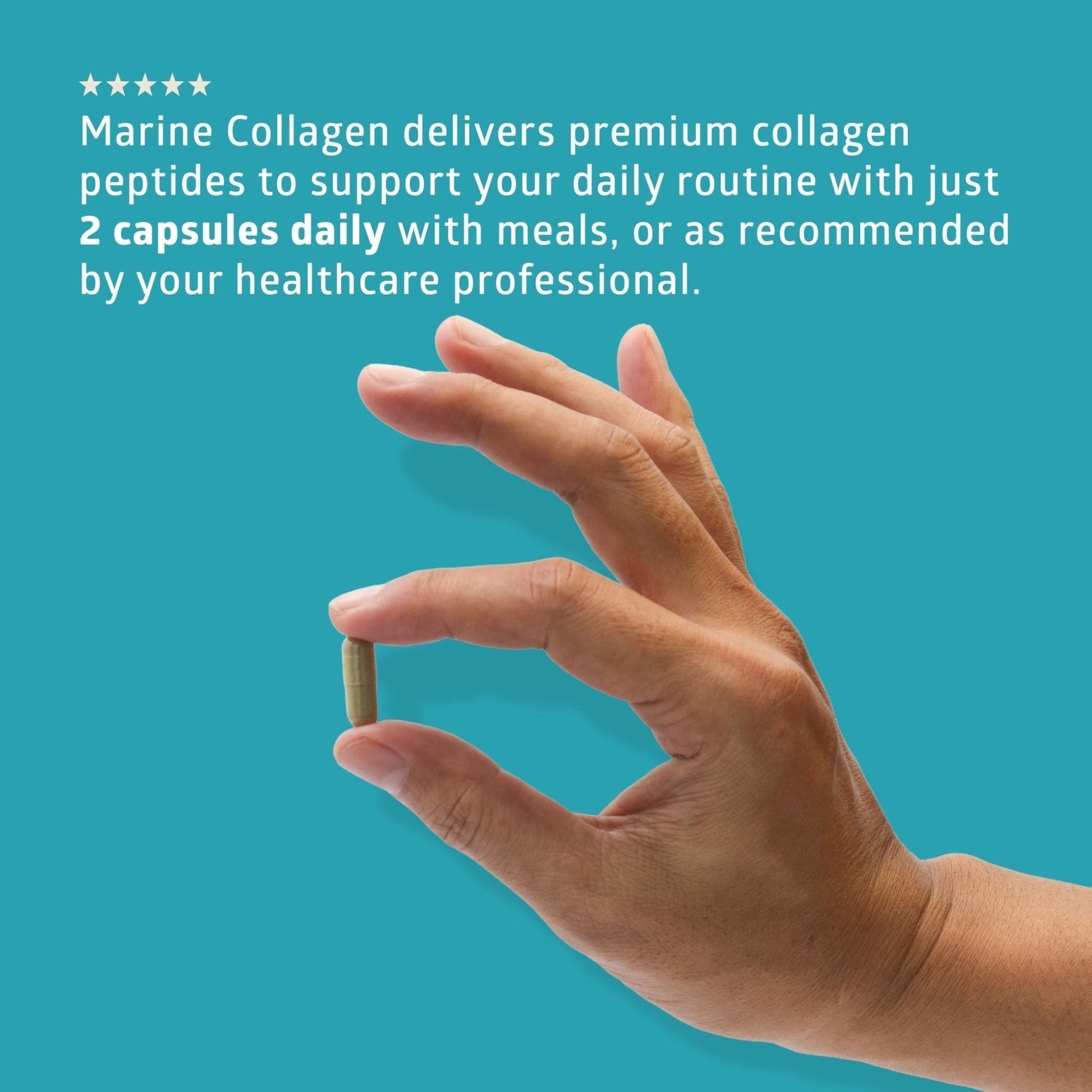 Hydrolyzed Marine Collagen with Hyaluronic Acid, Vitamin C, Theaflavin and Copper, Collagen Supplement for Women and Men for Radiant Skin, Hair & Nails, - Maple Wellness Supplements