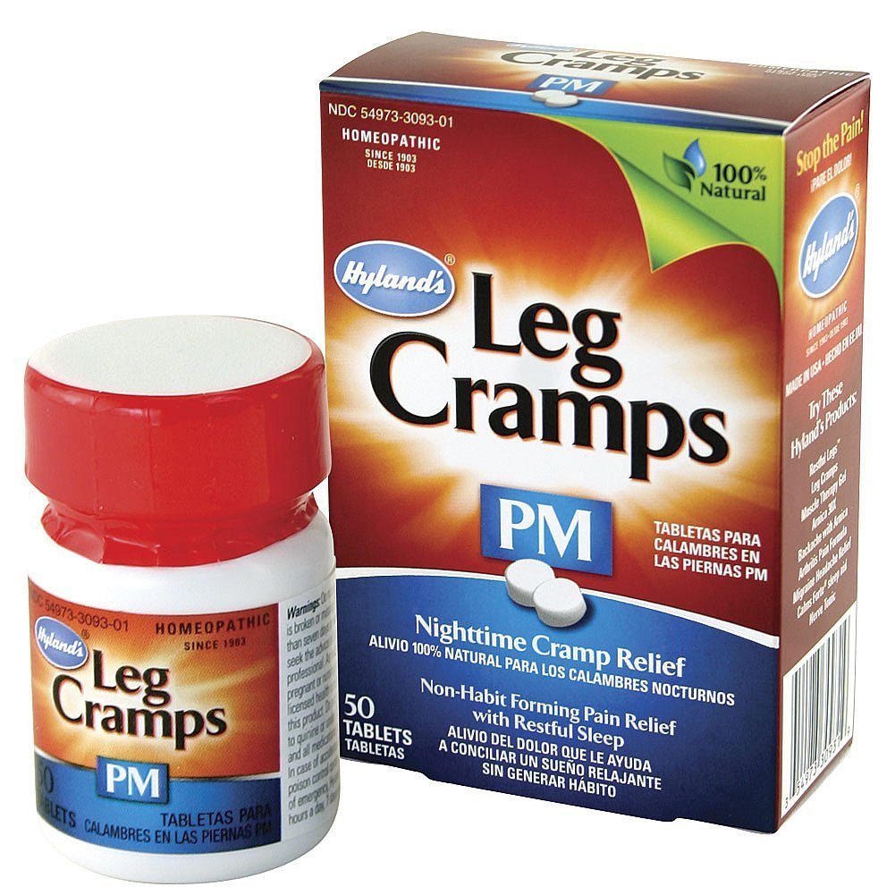 Hyland's Leg Cramps PM Tablets, 50 Count (Pack of 2) - Maple Wellness Supplements