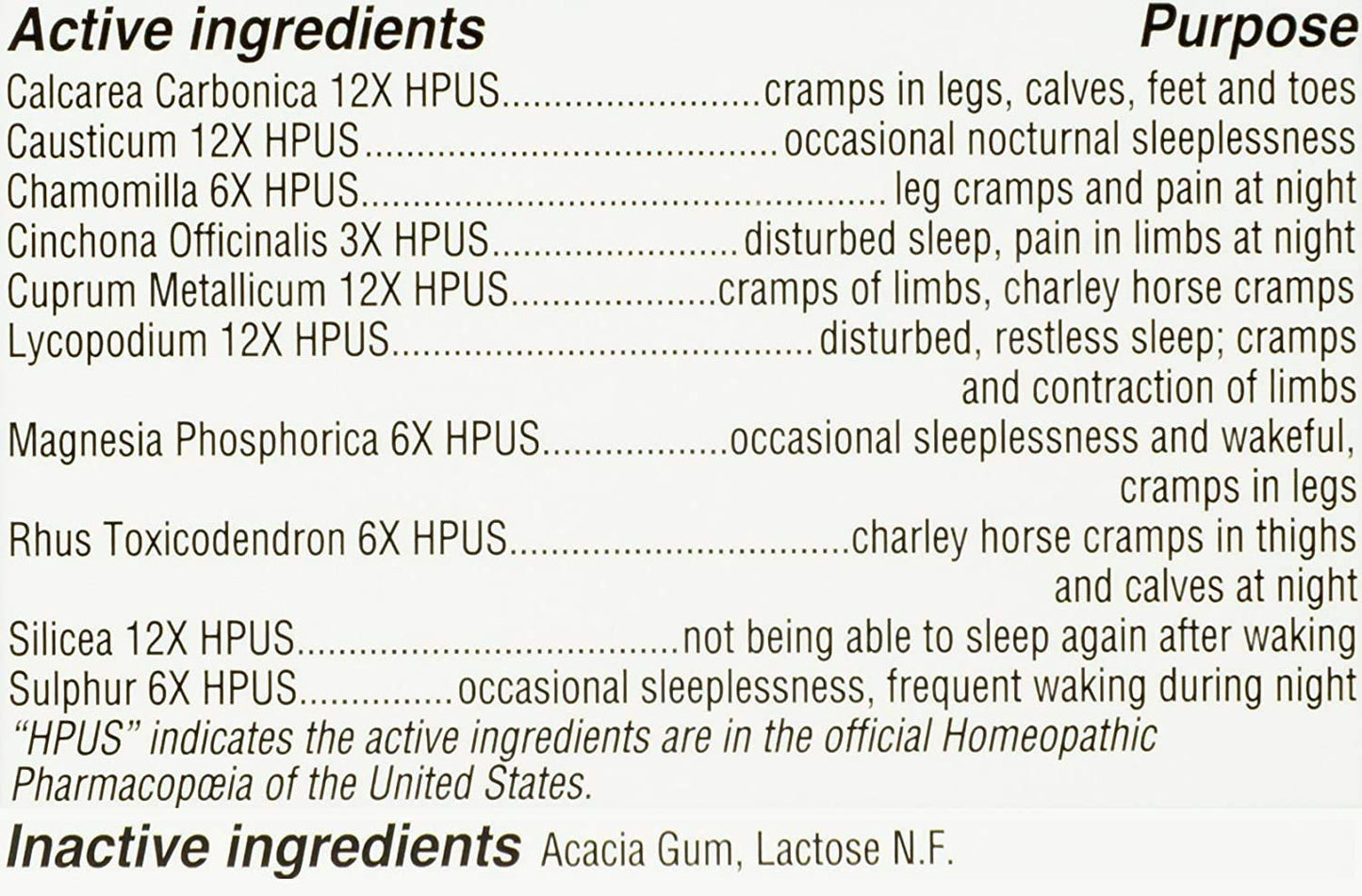 Hyland's Leg Cramps PM Tablets 50 ea 50 Count (Pack of 2) - Maple Wellness Supplements