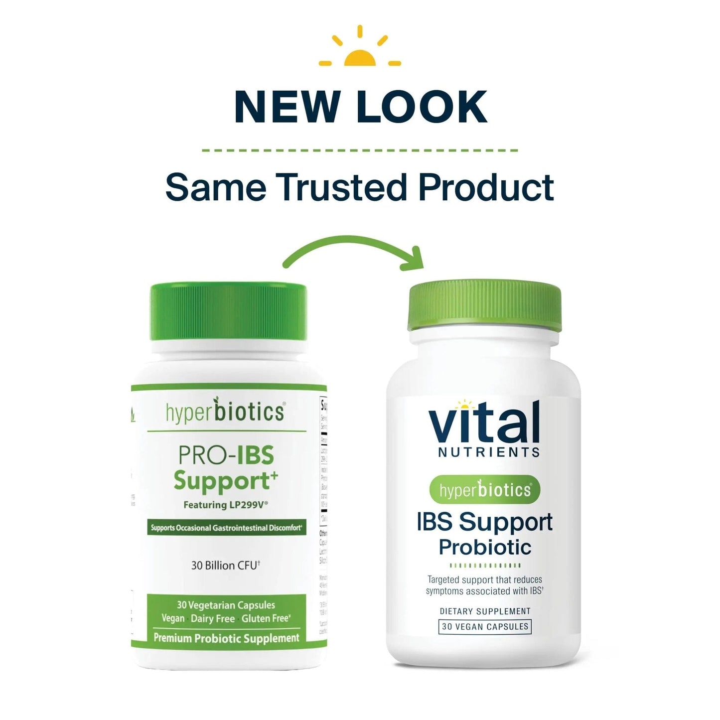 Hyperbiotics Vital Nutrients IBS Probiotic | Reduce Symptoms of IBS* | Clinically Studied Vegan probiotic for IBS Relief from Bloating, Gas, Diarrhea, & Abdominal Discomfort* | 30 Capsules - Maple Wellness Supplements