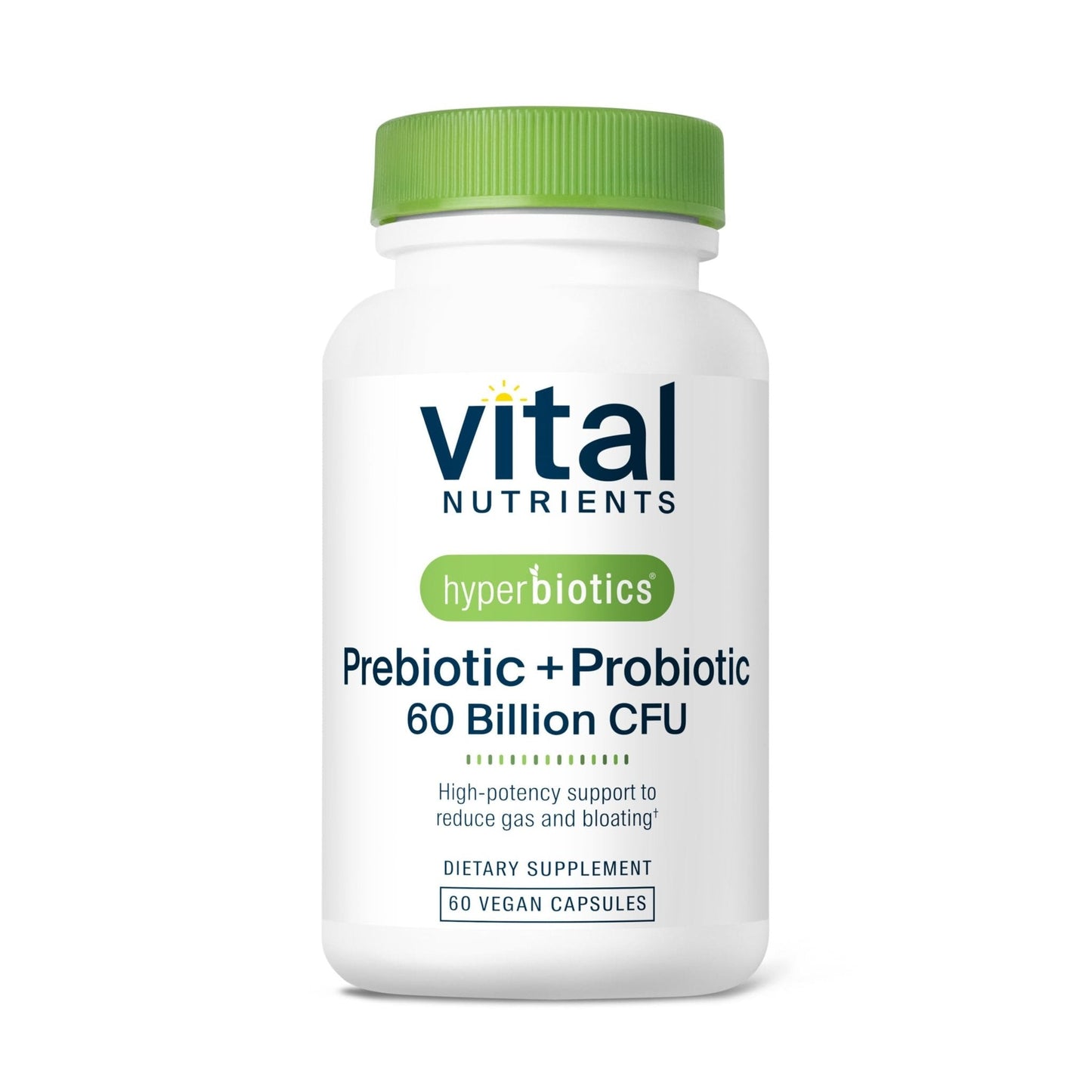 Hyperbiotics Vital Nutrients Prebiotic and Probiotic for Women and Men | 60 Billion CFU | Pre and Probiotics Supports Digestive Health, Constipation, - Maple Wellness Supplements