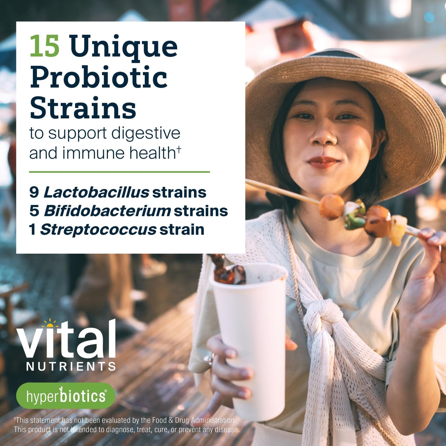 Hyperbiotics Vital Nutrients Pro-15 Prebiotics and Probiotics for Women and Men | 15 Science Backed Strains | Supports Occasional Constipation - Maple Wellness Supplements