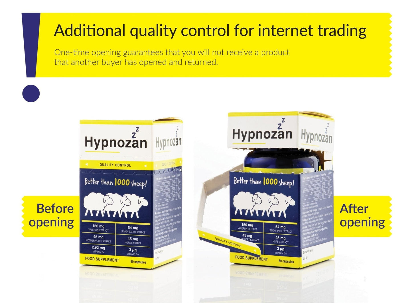 Hypnozan. 60 Easy Nights in Every Pack - 60 Capsules, Just One Before Bed. Natural - Maple Wellness Supplements