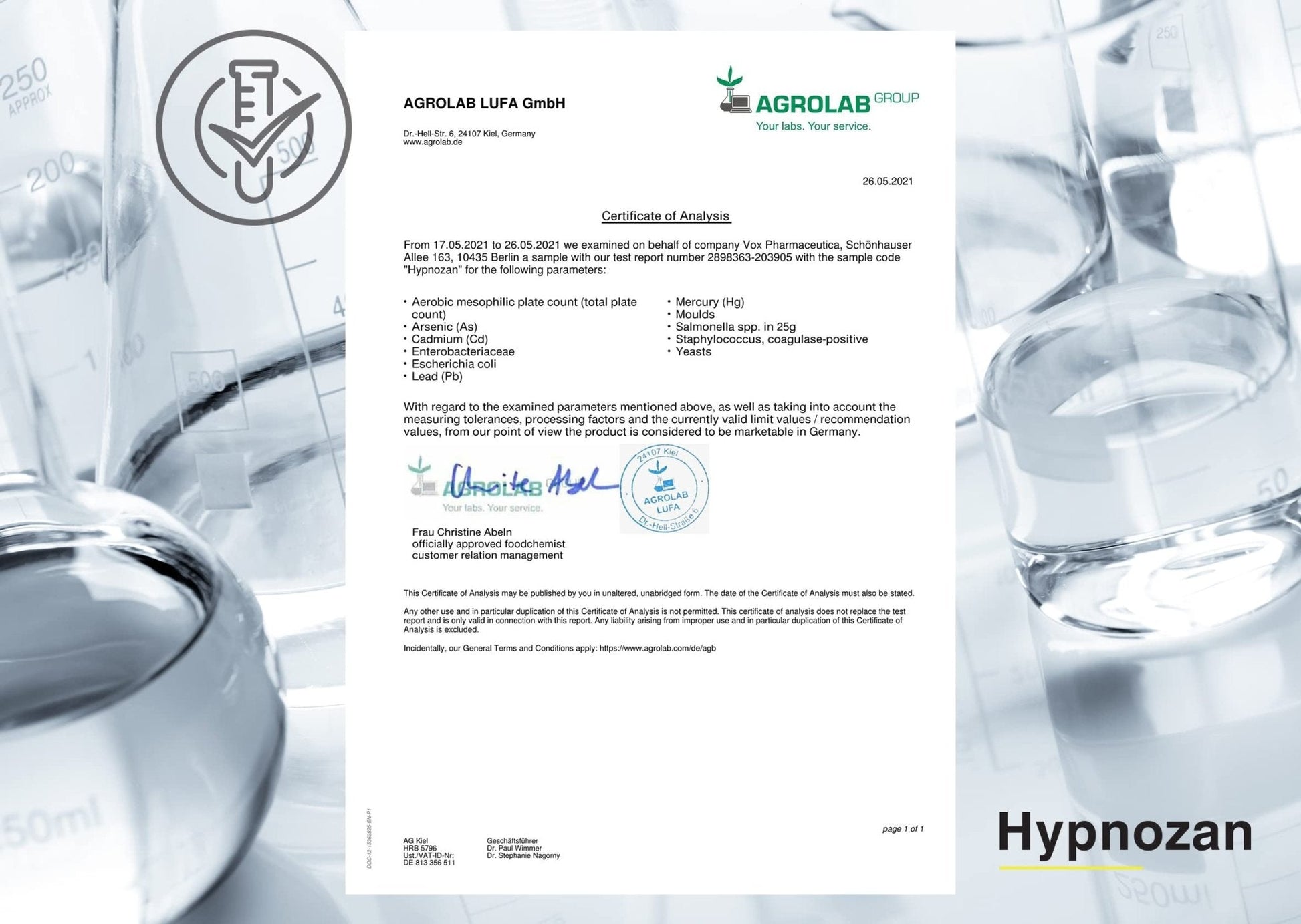 Hypnozan. 60 Easy Nights in Every Pack - 60 Capsules, Just One Before Bed. Natural - Maple Wellness Supplements