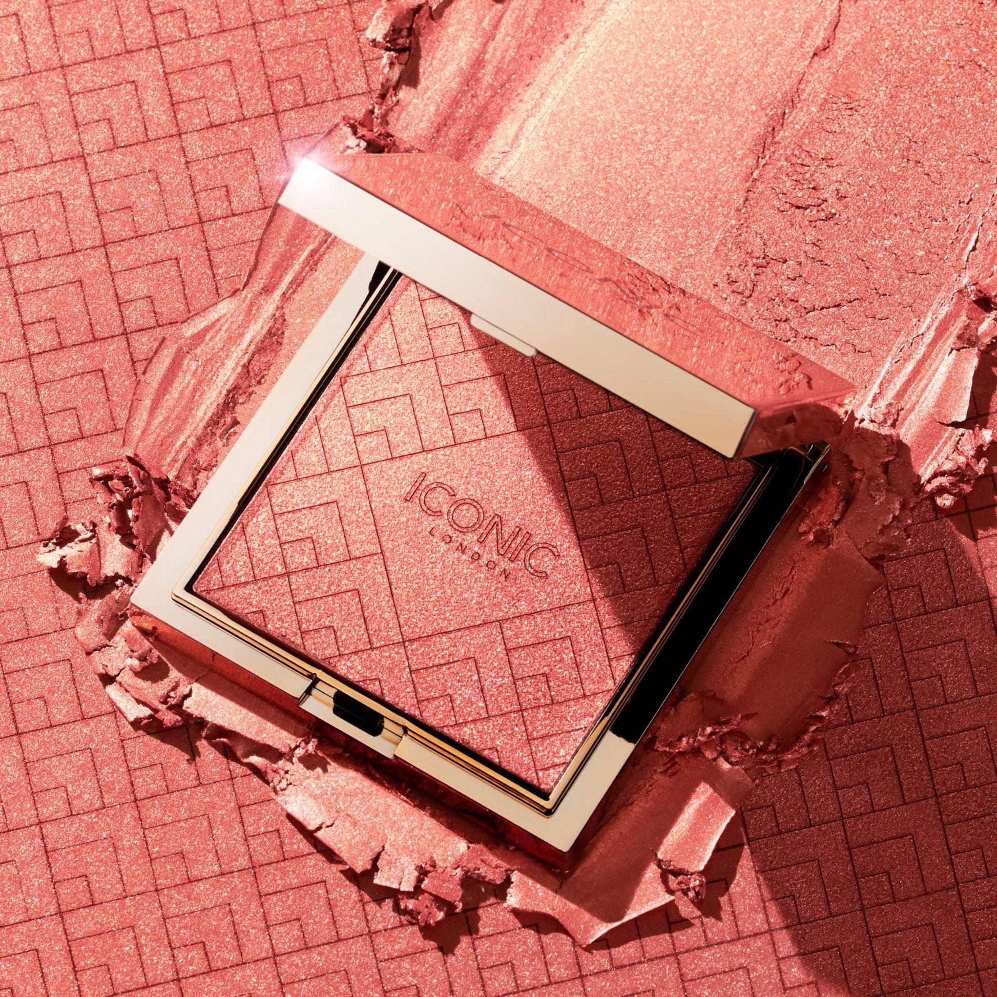 ICONIC LONDON Kissed by the Sun | Multi-Use Blush, Bronzer, & Highlighter, For All Skin Types, Cruelty-Free, Vegan Makeup, (Hot Stuff) 0.17 oz - Maple Wellness Supplements