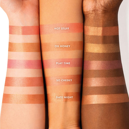 ICONIC LONDON Kissed by the Sun | Multi-Use Blush, Bronzer, & Highlighter, For All Skin Types, Cruelty-Free, Vegan Makeup, (Play Time) 0.17 oz - Maple Wellness Supplements