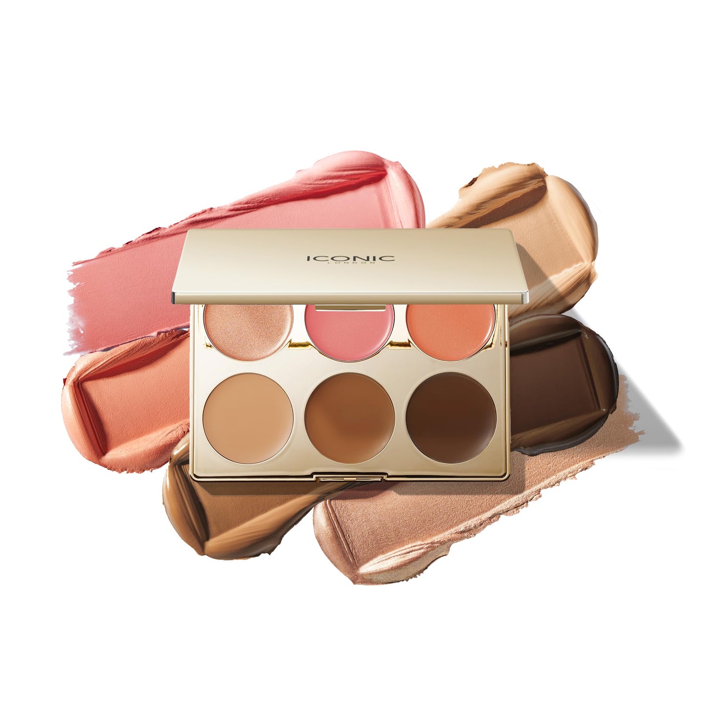 ICONIC LONDON Multi-Use Cream Blush, Bronze and Highlight Palette | Cruelty-Free, Vegan Makeup - Maple Wellness Supplements