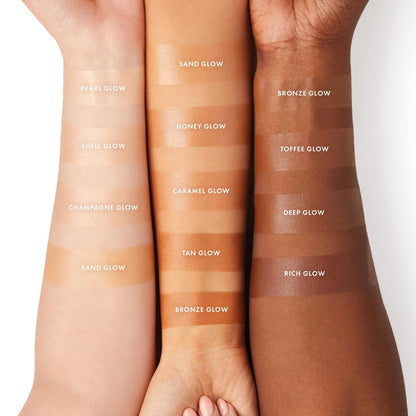 ICONIC LONDON Radiance Booster | Liquid Radiance Lightweight Skin Tint for a Glowy Makeup Look, Cruelty Free, Vegan Makeup (Honey Glow) 30 mL/ 1.01 Fl Oz - Maple Wellness Supplements