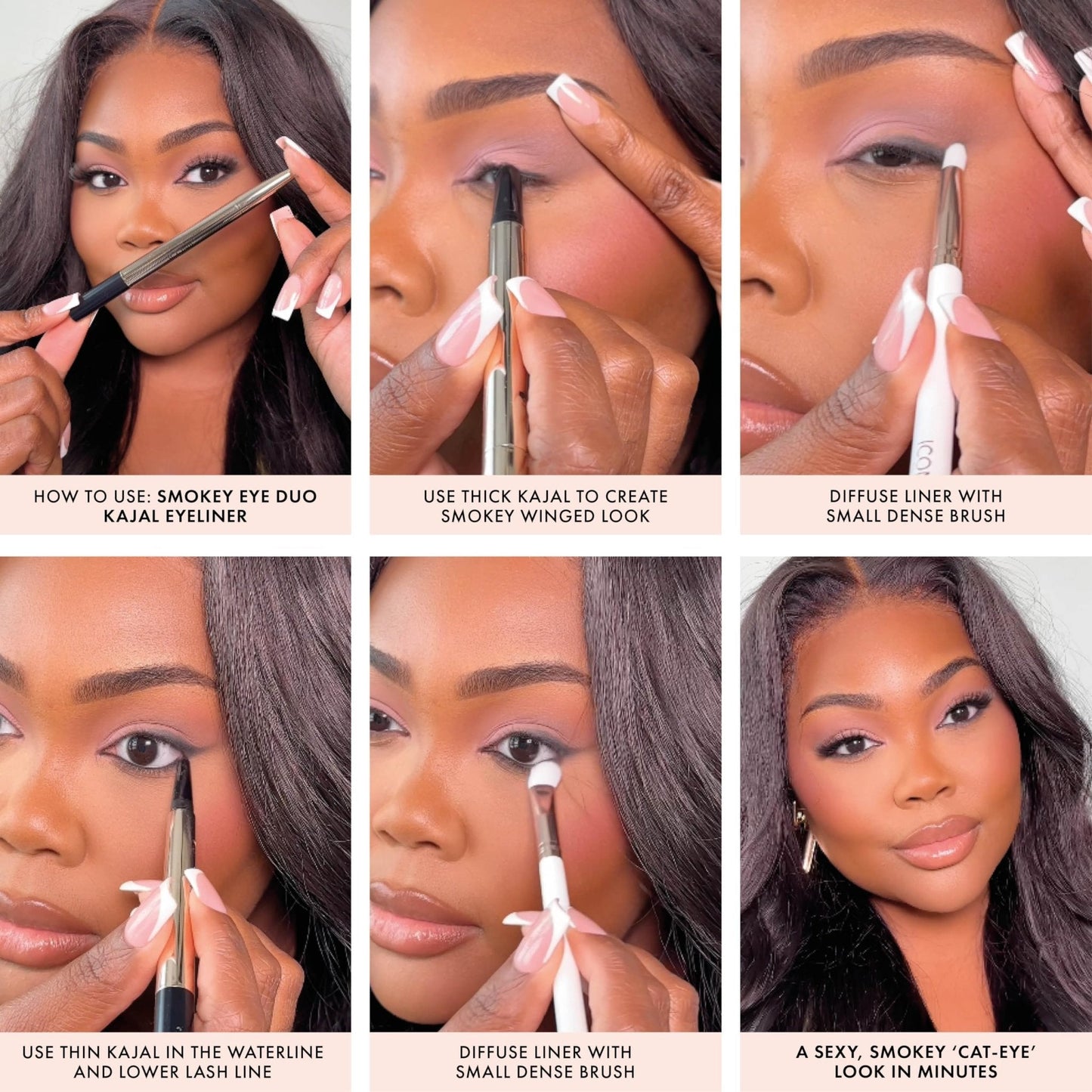 ICONIC LONDON Smokey Eye Duo Eyeliner | Creamy, Easy to Blend 2-in-1 Eyeliner Crayon, Water Resistant, Cruelty Free, Vegan Makeup (Spiced Plum) 0.027 oz - Maple Wellness Supplements