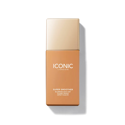 ICONIC LONDON Super Smoother Blurring Skin Tint | Light to Medium Coverage, Hydrating, Ultra-Lightweight Tinted Moisturizer, Cruelty-Free, Vegan Makeup (Golden Medium) 1.01 Fl oz - Maple Wellness Supplements