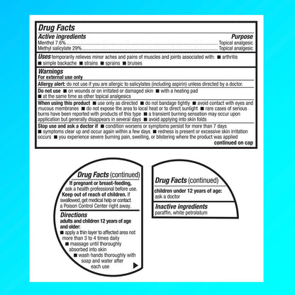 Icy Hot Original Pain Relieving Balm 3.5 oz (pack of 4) - Maple Wellness Supplements
