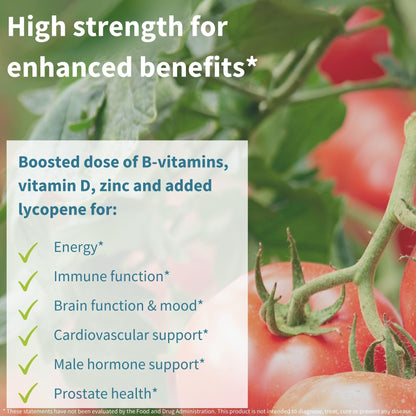 Igennus Methylated Men's Multivitamin with 22 Actives, Added Lycopene for Antioxidant Support, High Potency B12, Sustained Release, - Maple Wellness Supplements