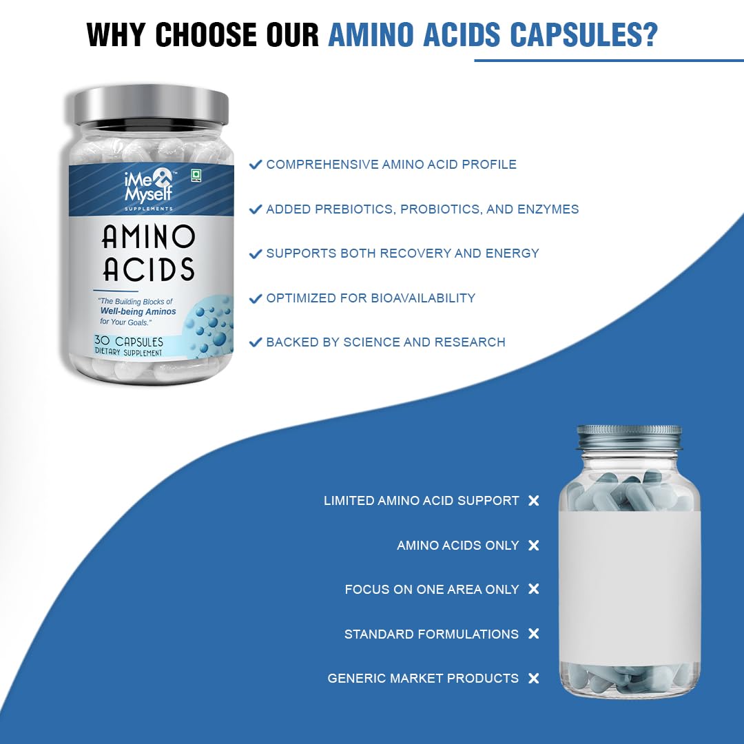 iMeMyself Amino Acid | 30 Veg Capsules - Maple Wellness Supplements