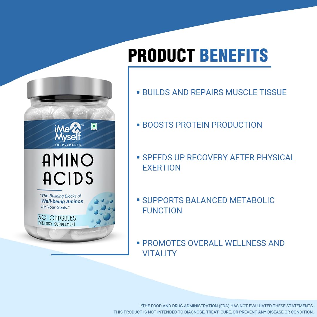 iMeMyself Amino Acid | 30 Veg Capsules - Maple Wellness Supplements